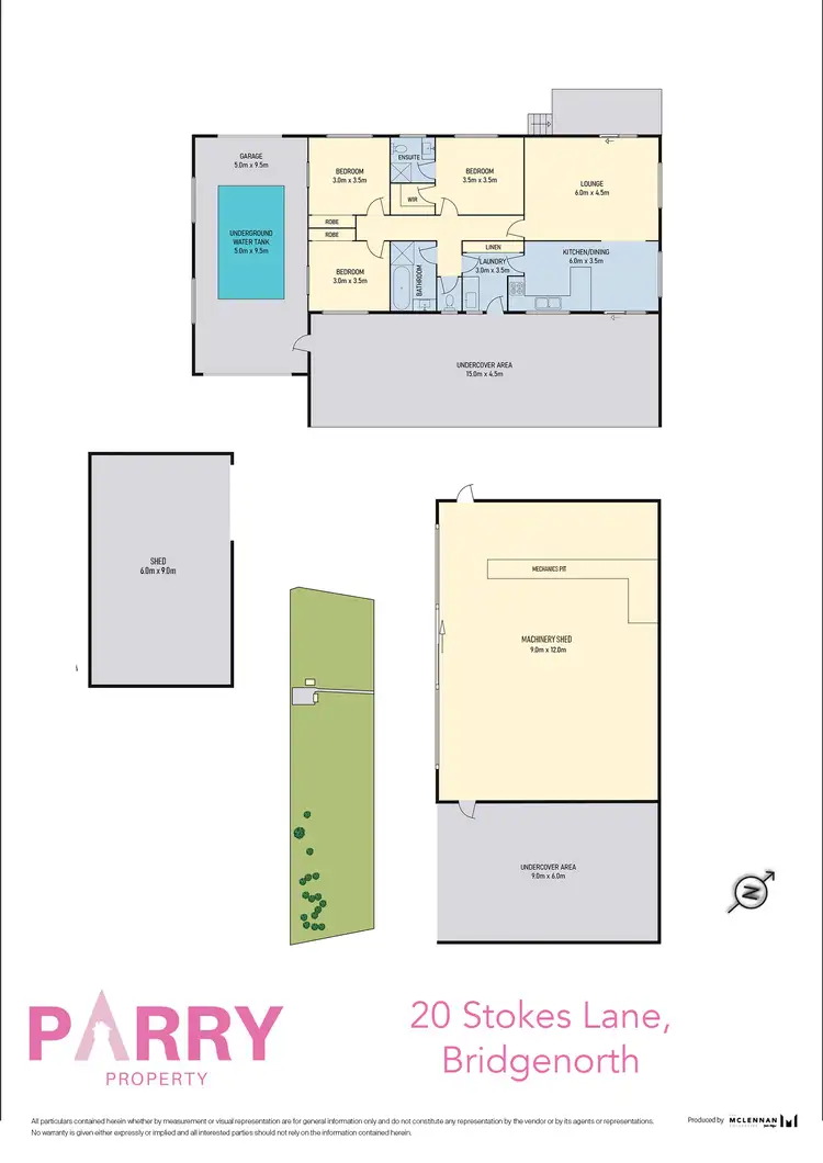 Floorplan of Homely rural property listing, 20 Stokes Lane, Bridgenorth TAS 7277
