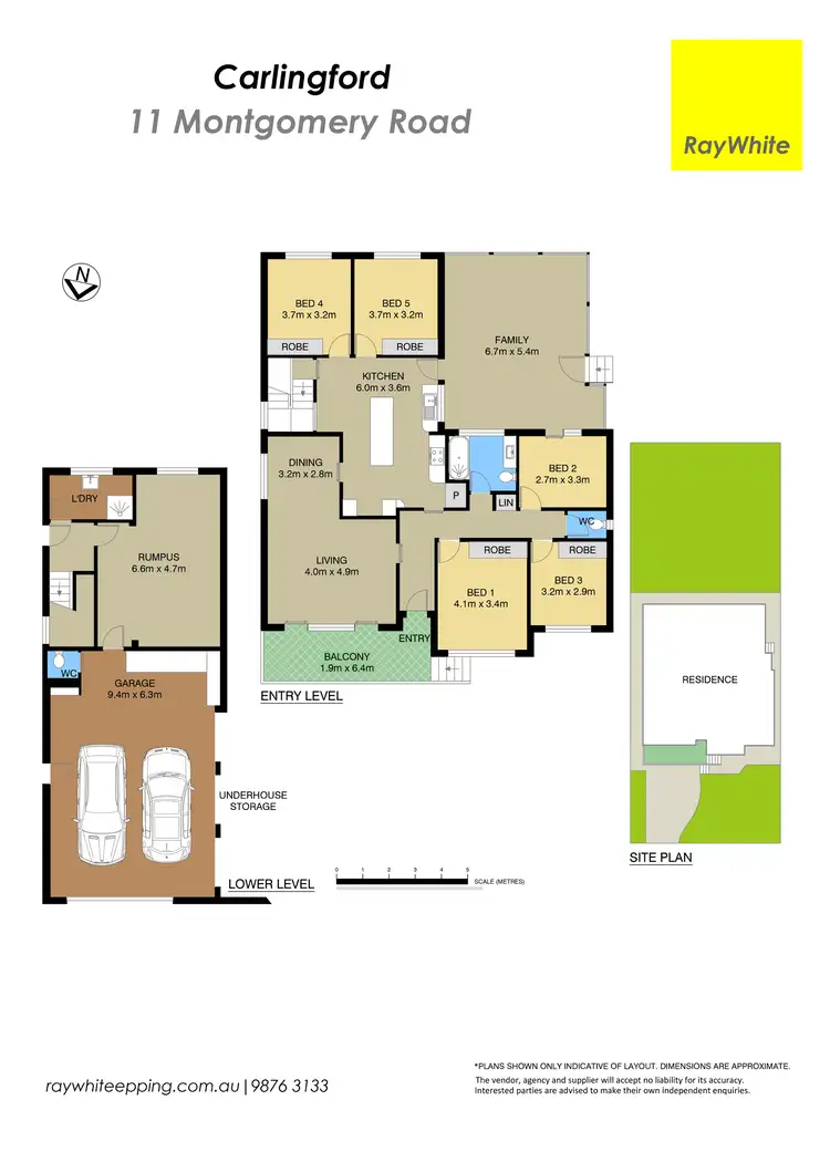 Floorplan of Homely house listing, 11 Montgomery Road, Carlingford NSW 2118