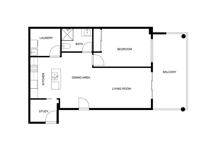 Floorplan of Homely apartment listing, 68/27 Wiseman Street, Macquarie ACT 2614
