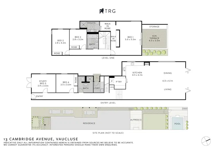 Floorplan of Homely house listing, 13 Cambridge Avenue, Vaucluse NSW 2030