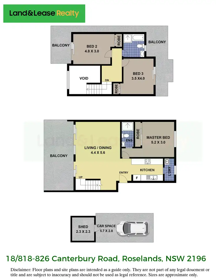 Floorplan of Homely apartment listing, 18/818-826 Canterbury Road, Roselands NSW 2196