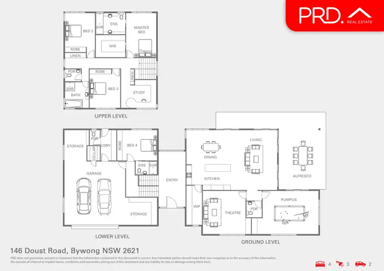Floorplan of Homely rural property listing, 146 Doust Road, Bywong NSW 2621