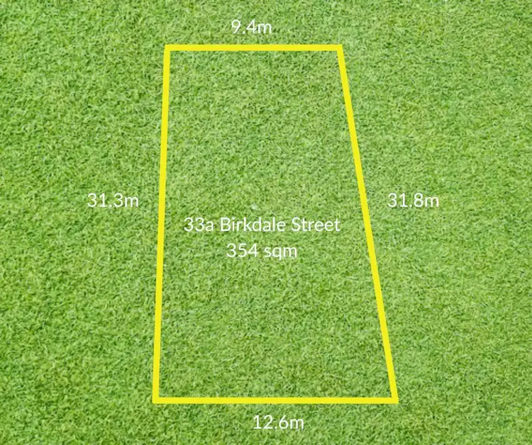 Floorplan of Homely land listing, 33A Birkdale Street, Normanville SA 5204