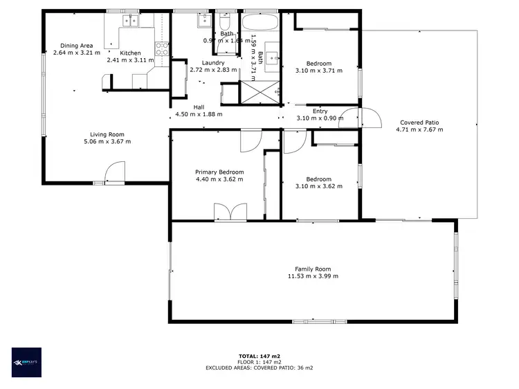 Floorplan of Homely house listing, 27 Arnold Street, Kepnock QLD 4670