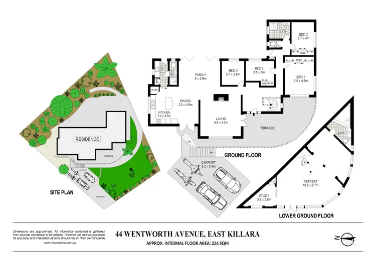 Floorplan of Homely house listing, 44 Wentworth Avenue, East Killara NSW 2071