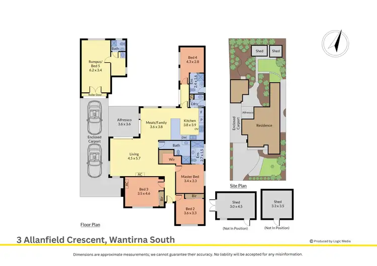 Floorplan of Homely house listing, 3 Allanfield Crescent, Wantirna South VIC 3152