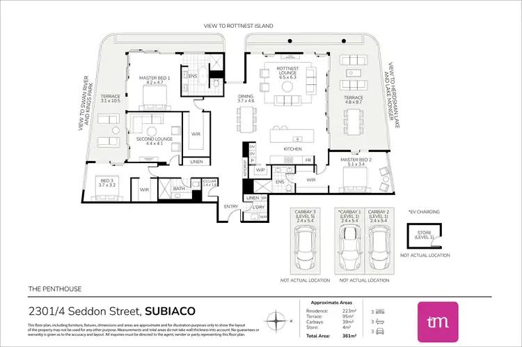 Floorplan of Homely house listing, 2301/4 Seddon Street, Subiaco WA 6008
