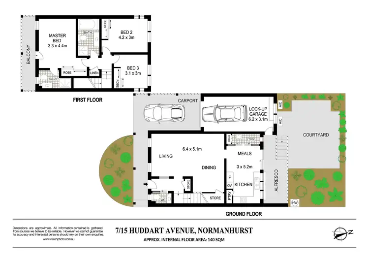 Floorplan of Homely townhouse listing, 7/15 Huddart Avenue, Normanhurst NSW 2076