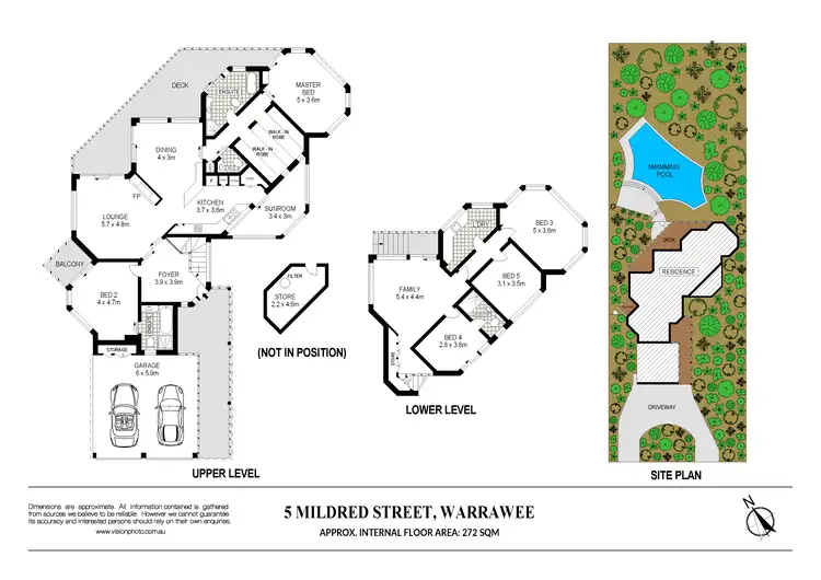 Floorplan of Homely house listing, 5 Mildred Street, Warrawee NSW 2074