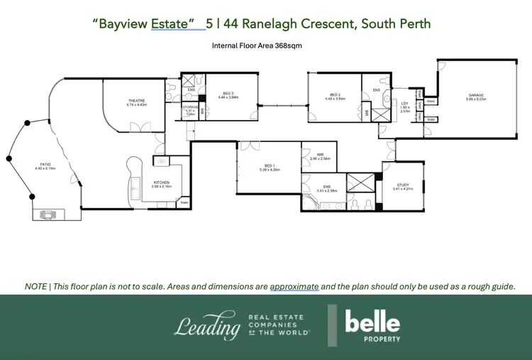 Floorplan of Homely house listing, 5/44 Ranelagh Crescent, South Perth WA 6151