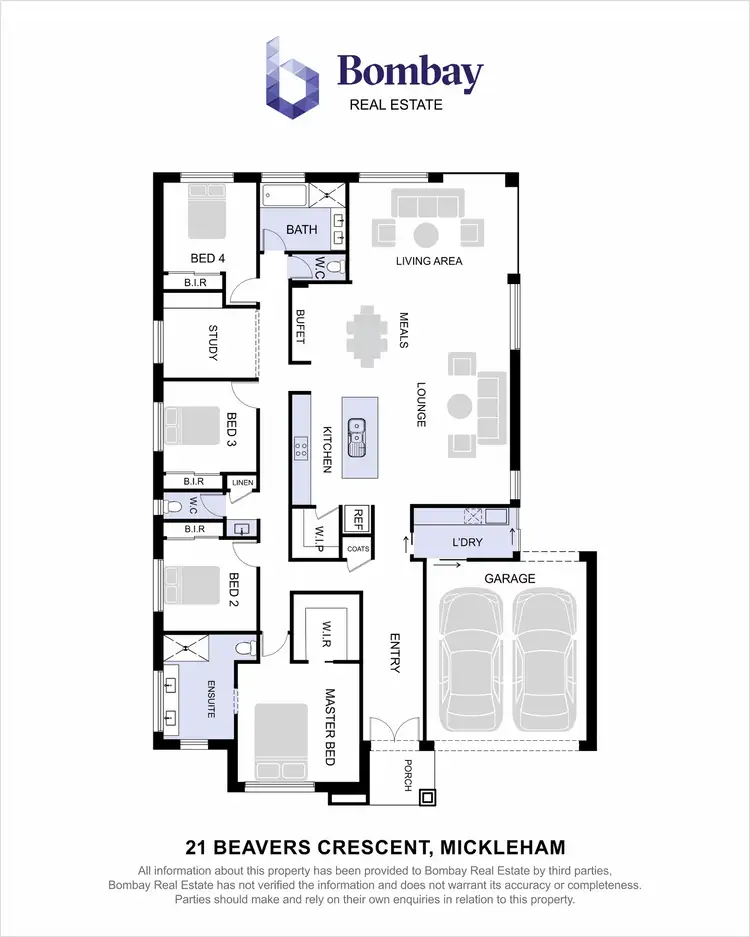 Floorplan of Homely house listing, 21 Beavers Street, Mickleham VIC 3064