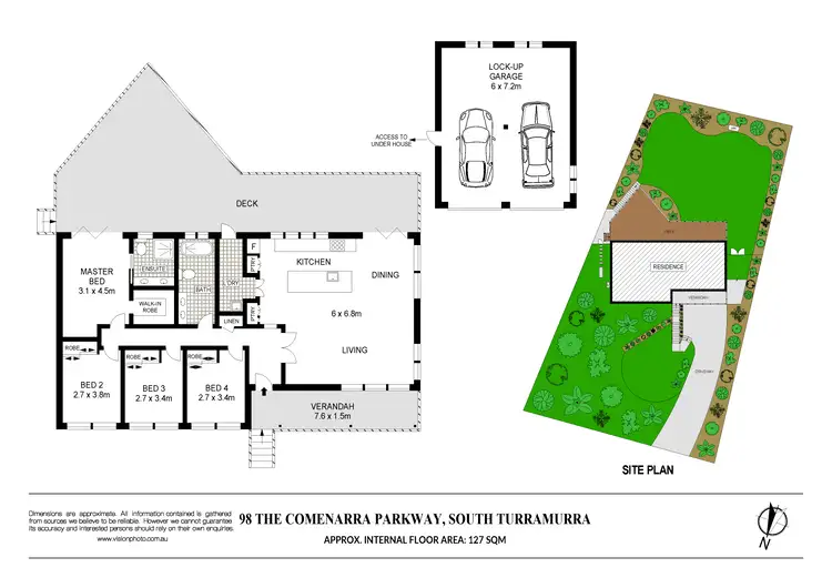 Floorplan of Homely house listing, 98 The Comenarra Parkway, Turramurra NSW 2074