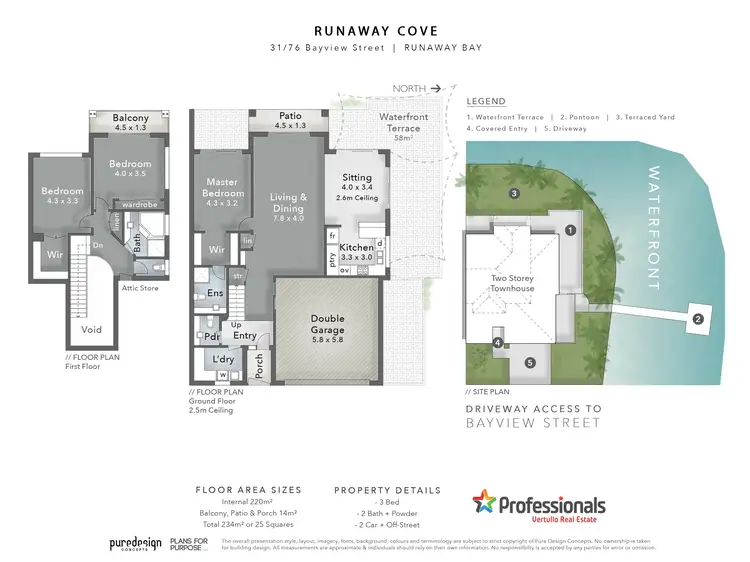 Floorplan of Homely townhouse listing, 31/76 Bayview Street, Runaway Bay QLD 4216