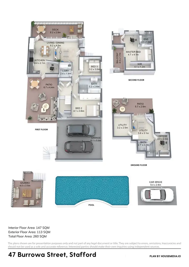 Floorplan of Homely house listing, 47 Burrowa Street, Stafford QLD 4053