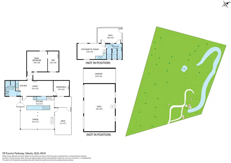 Floorplan of Homely house listing, 7B Purono Parkway, Yabulu QLD 4818