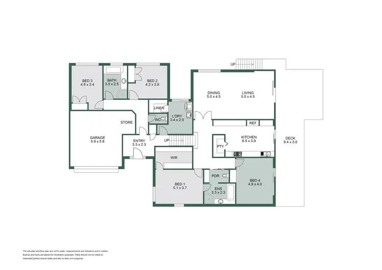 Floorplan of Homely house listing, 6 Acacia Close, Bouvard WA 6211