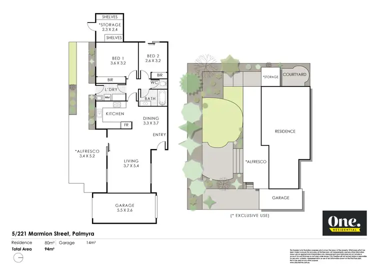 Floorplan of Homely villa listing, 5/221 Marmion Street, Palmyra WA 6157