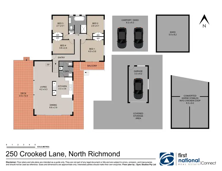 Floorplan of Homely rural property listing, 250 Crooked Lane, North Richmond NSW 2754