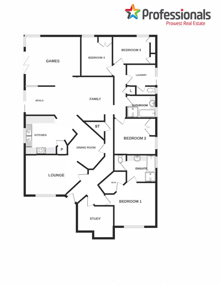 Floorplan of Homely house listing, 12 Sellen Court, Leeming WA 6149