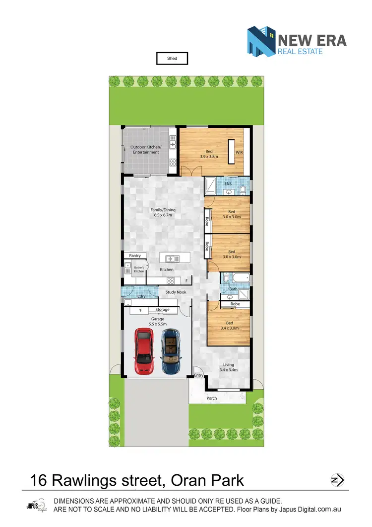 Floorplan of Homely house listing, 16 Rawlings Street, Oran Park NSW 2570