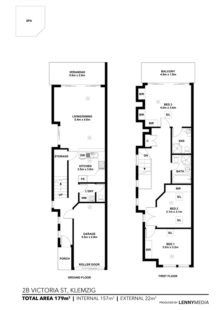 Floorplan of Homely house listing, 2B Victoria Street, Klemzig SA 5087