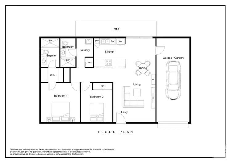 Floorplan of Homely unit listing, 64/1-19 Burnda Street, Kirwan QLD 4817