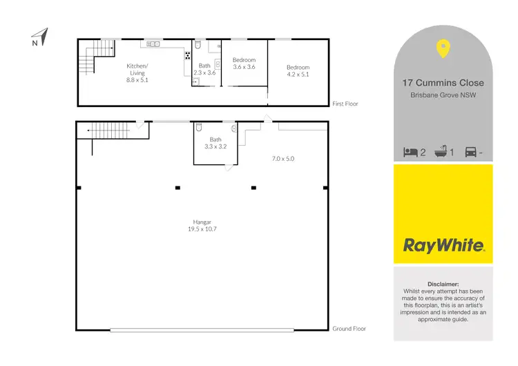 Floorplan of Homely house listing, 17 Cummins Close, Gundary NSW 2580