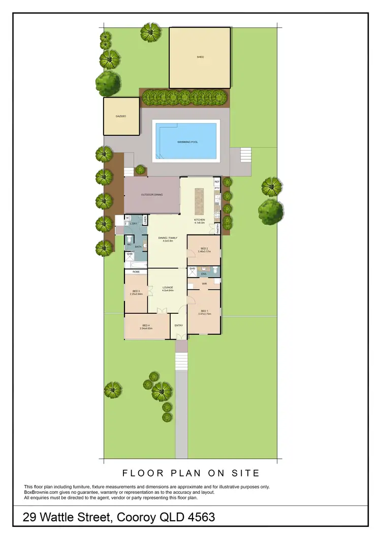 Floorplan of Homely house listing, 29 Wattle Street, Cooroy QLD 4563