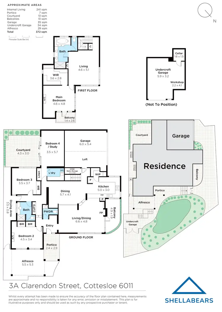 Floorplan of Homely house listing, 3A Clarendon Street, Cottesloe WA 6011