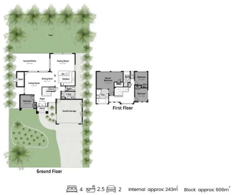 Floorplan of Homely house listing, 4 Gilcrest Court, Molendinar QLD 4214