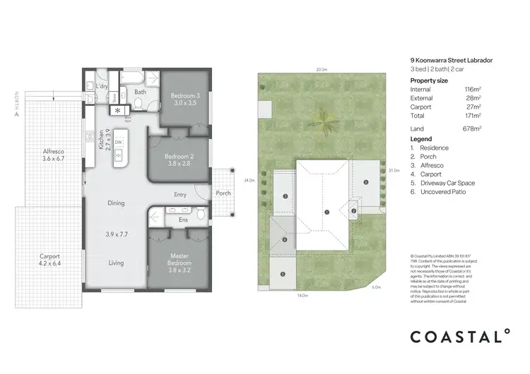 Floorplan of Homely house listing, 9 Koonwarra Street, Labrador QLD 4215