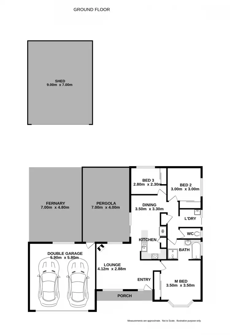 Floorplan of Homely house listing, 14 Caraway Street, Baranduda VIC 3691
