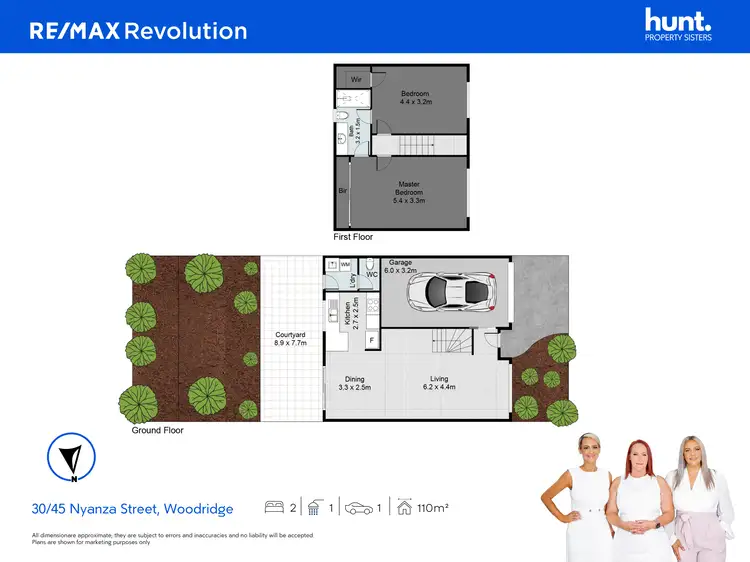 Floorplan of Homely townhouse listing, 30/45 Nyanza Street, Woodridge QLD 4114