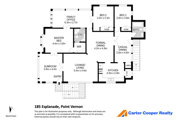 Floorplan of Homely house listing, 185 Esplanade, Point Vernon QLD 4655