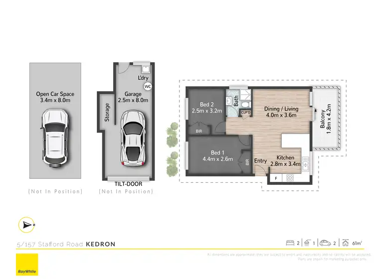 Floorplan of Homely apartment listing, 5/157 Stafford Road, Kedron QLD 4031