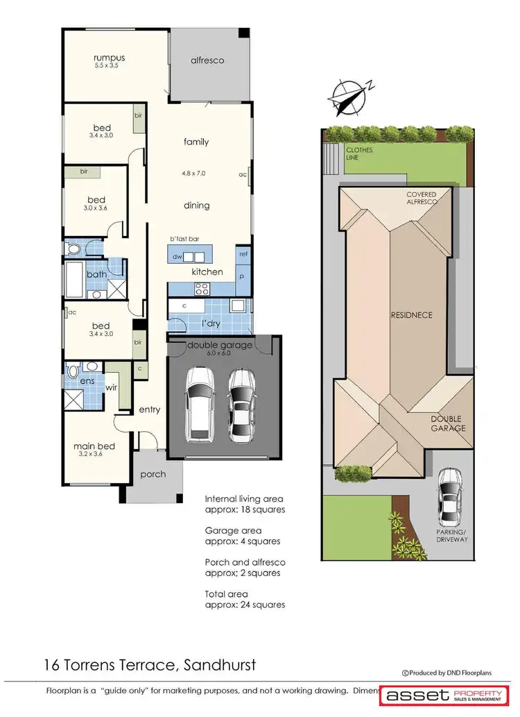 Floorplan of Homely house listing, 16 Torrens Terrace, Sandhurst VIC 3977
