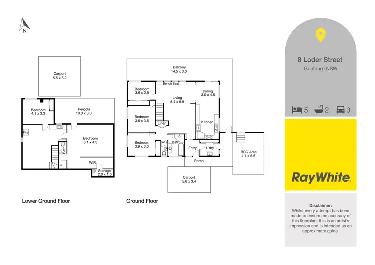 Floorplan of Homely house listing, 8 Loder Street, Goulburn NSW 2580