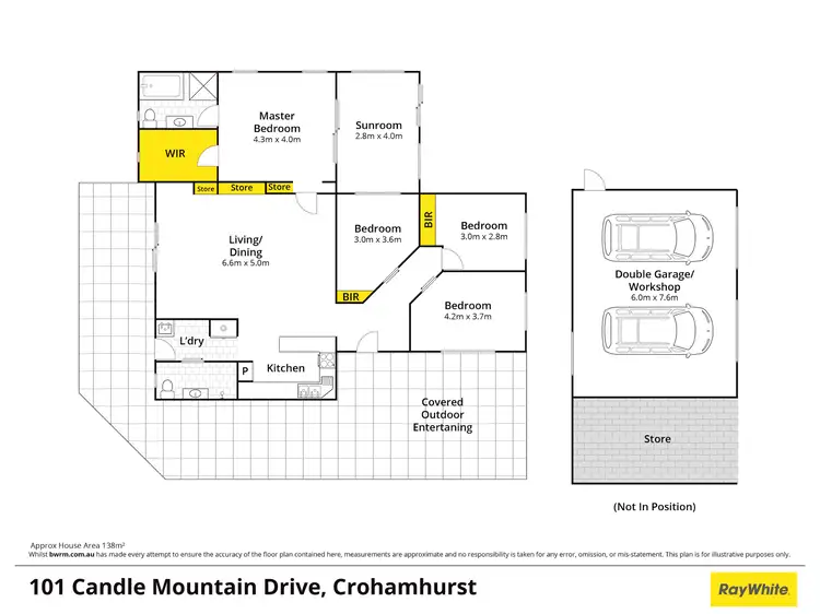 Floorplan of Homely house listing, 101 Candle Mountain Drive, Crohamhurst QLD 4519