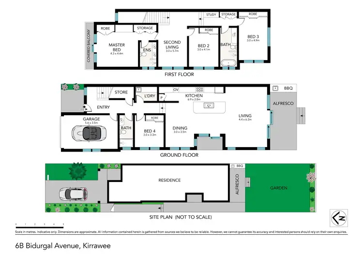Floorplan of Homely semi-detached listing, 6B Bidurgal Avenue, Kirrawee NSW 2232