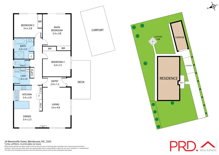 Floorplan of Homely house listing, 24 Manneville Street, Wendouree VIC 3355