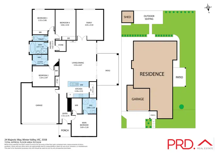 Floorplan of Homely house listing, 24 Majestic Way, Winter Valley VIC 3358