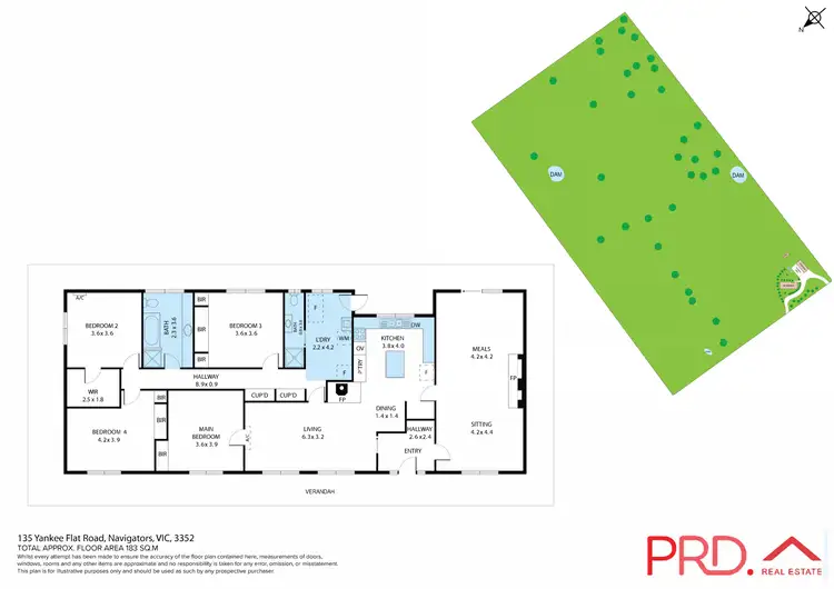 Floorplan of Homely house listing, 135 Yankee Flat Road, Navigators VIC 3352