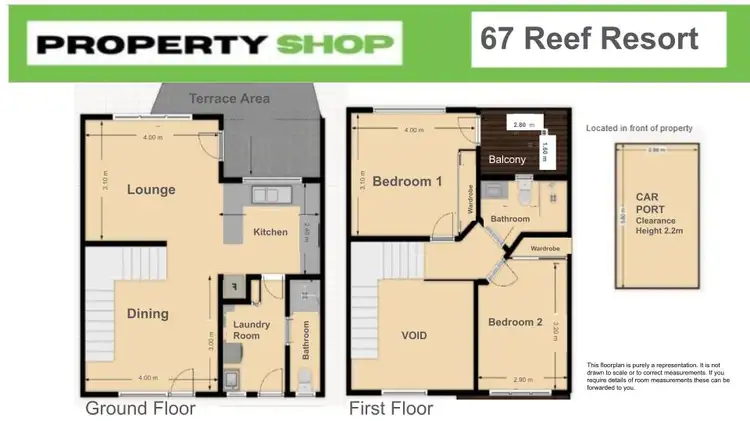 Floorplan of Homely apartment listing, 67/121-137 Port Douglas Road, Port Douglas QLD 4877