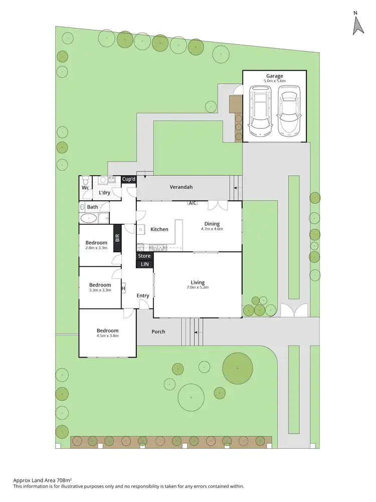 Floorplan of Homely house listing, 56 Cambra Road, Belmont VIC 3216