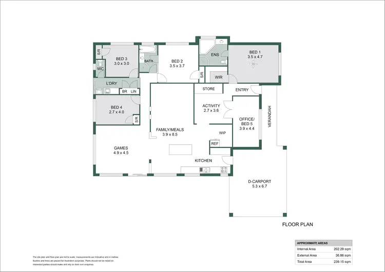 Floorplan of Homely house listing, 16 Hillview Close, Serpentine WA 6125