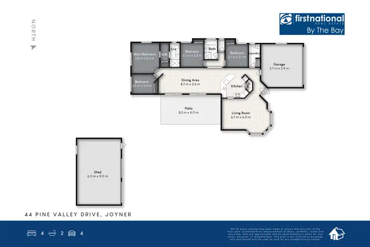 Floorplan of Homely house listing, 44 Pine Valley Drive, Joyner QLD 4500
