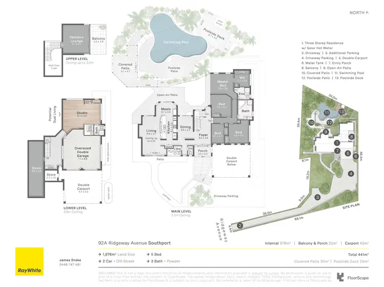 Floorplan of Homely house listing, 92A Ridgeway Avenue, Southport QLD 4215
