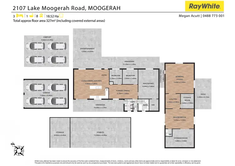 Floorplan of Homely house listing, 2107 Lake Moogerah Road, Moogerah QLD 4309