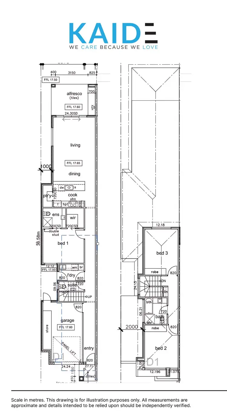 Floorplan of Homely townhouse listing, 4D Brook Ave, Plympton SA 5038