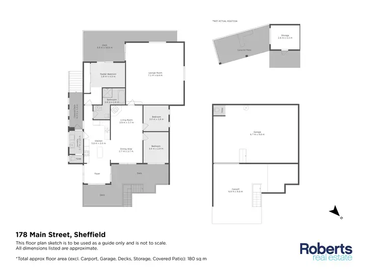 Floorplan of Homely house listing, 178 Main Street, Sheffield TAS 7306